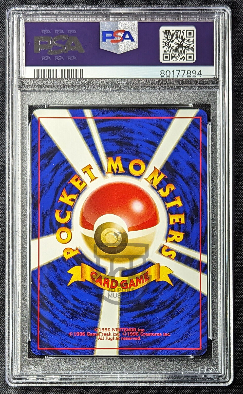 Pokemon 1997 Japanese Rocket Set - Dark Golduck No.055 Card - Gem Mint PSA 10