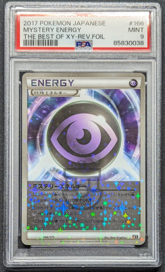 Pokemon 2017 Best of XY - Mystery Energy 166/171 Reverse Holo Card - Mint PSA 9