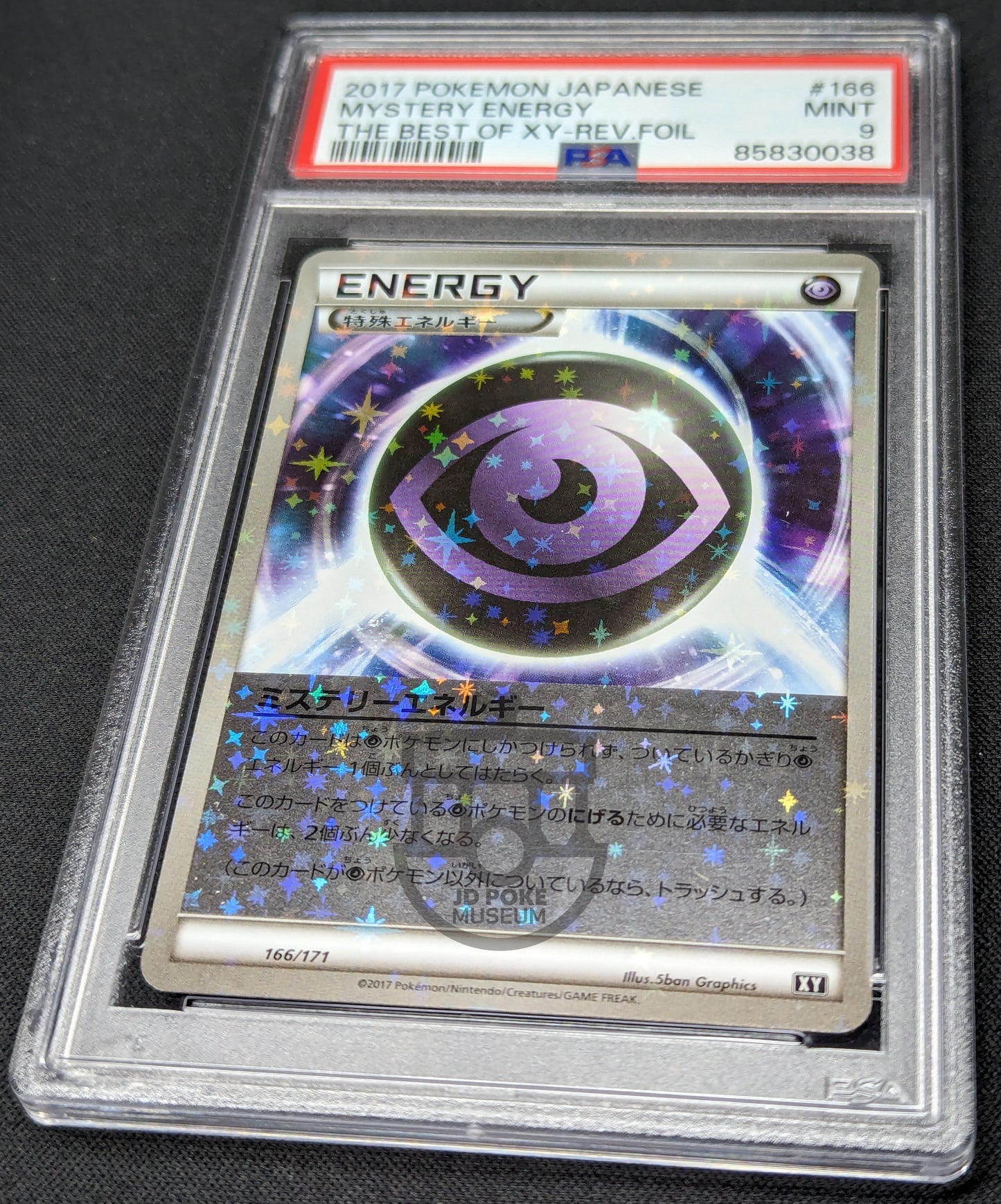 Pokemon 2017 Best of XY - Mystery Energy 166/171 Reverse Holo Card - Mint PSA 9