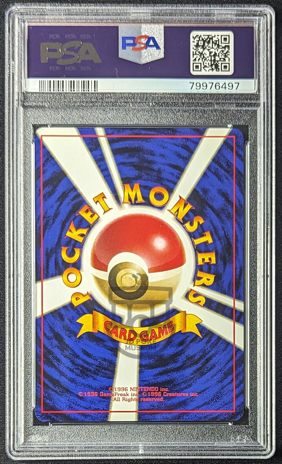 Pokemon 1997 Japanese Rocket Set - Grimer Banned Art No.088 Card - Gem Mint PSA 10