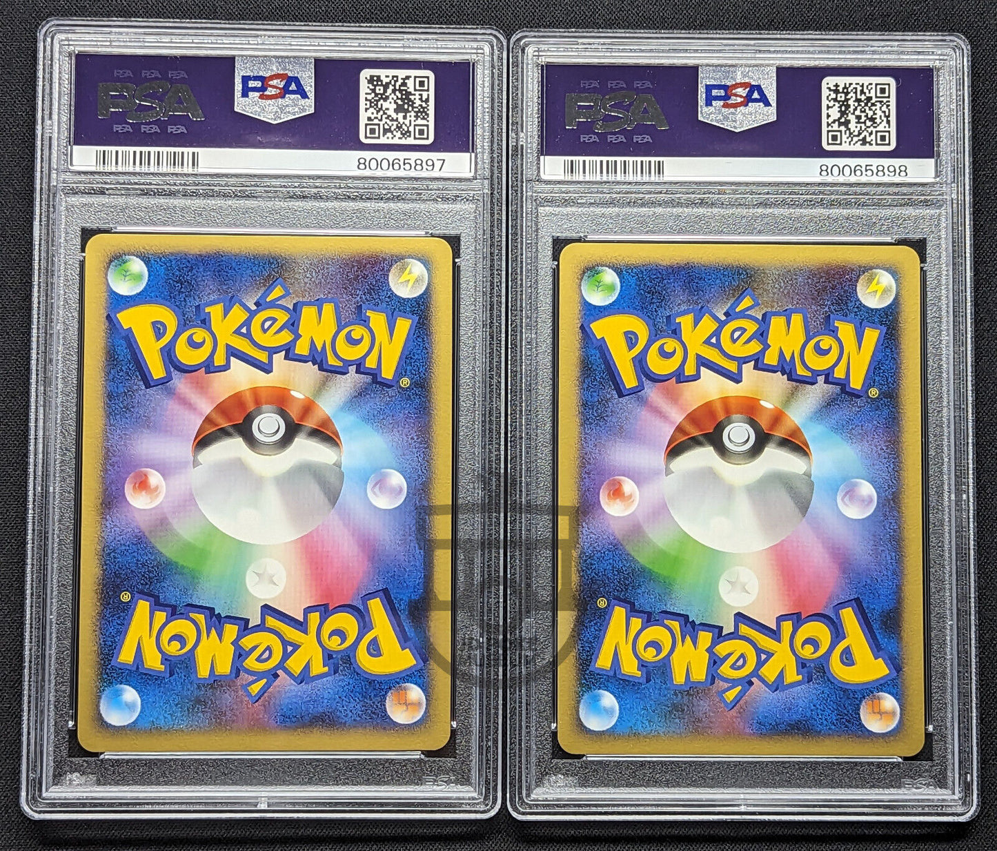 Pokemon 2007 Japanese 10th Movie Promo Latios Latias Holo Swirl Cards - Mint PSA 9