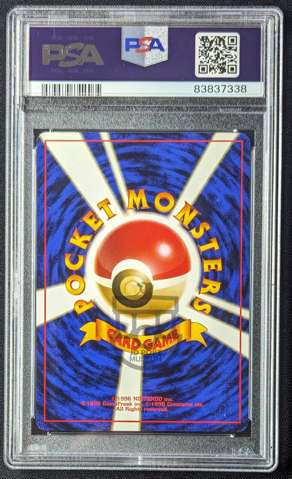 Pokemon 1999 Japanese Gym 2 - Lt Surge's Raichu No.026 Holo Card - Gem Mint PSA 10